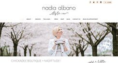 Desktop Screenshot of nadiaalbano.com